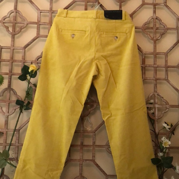πHPπNWT Banana Republic yellow corduroy jeans - Picture 5 of 7